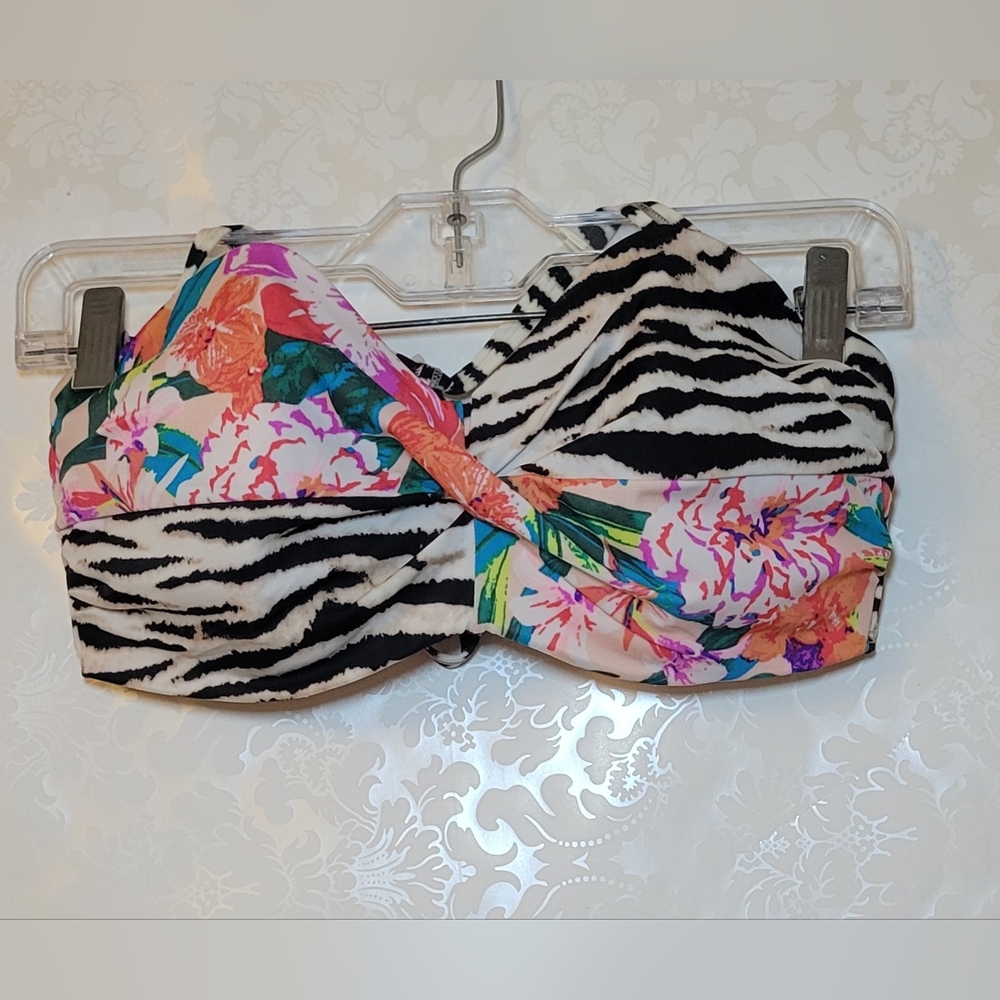 Victoria's Secret Zebra and Floral Print Bra